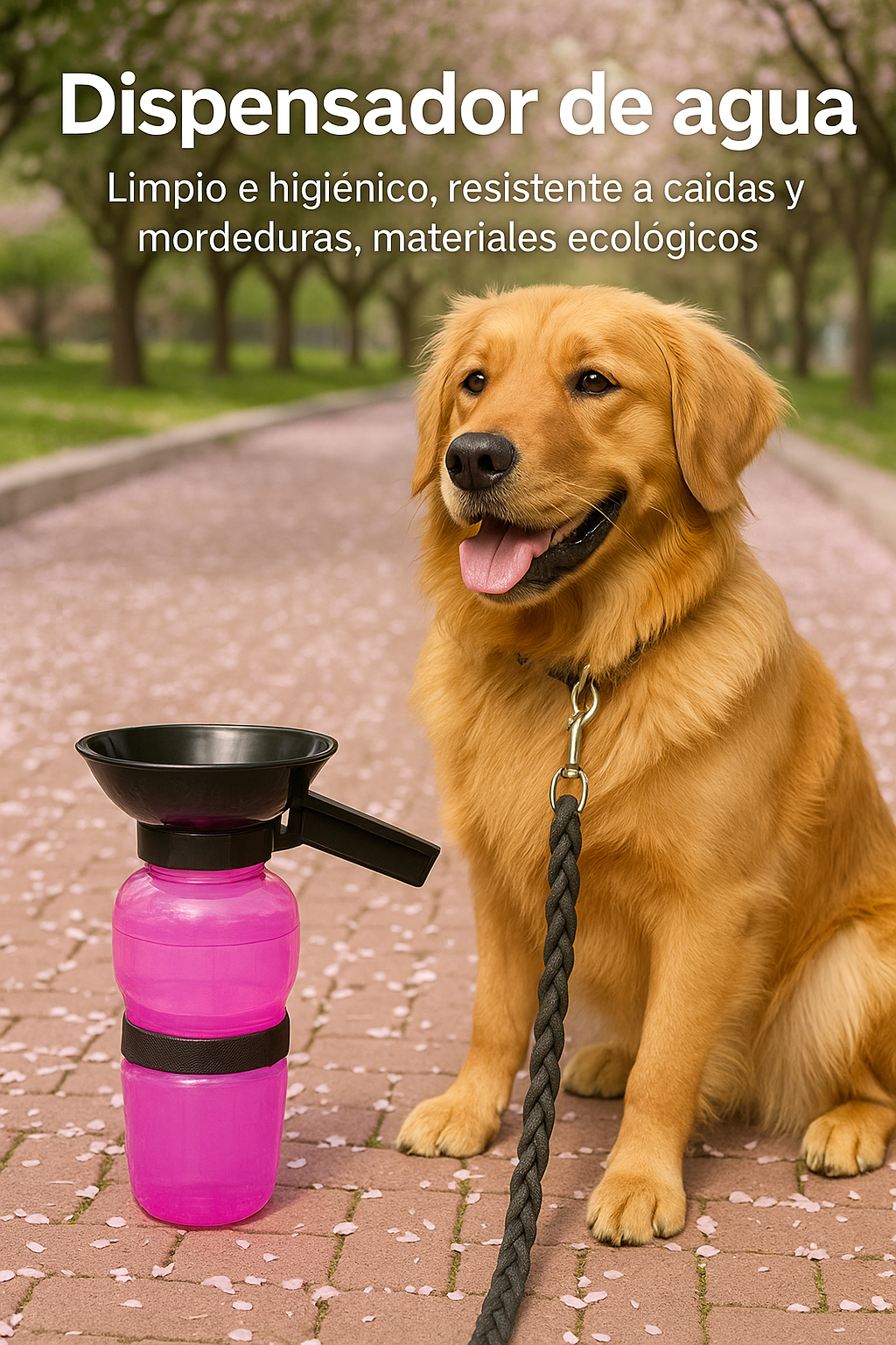 Botella Perro Portátil – Ideal para Viajes y Paseos Urbanos